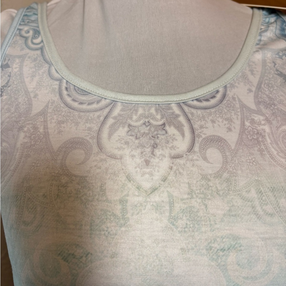 Shallwe NWT  Blue Paisley Women's Small Dress - Picture 2 of 10